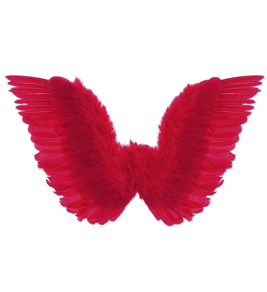 Rote Federflügel