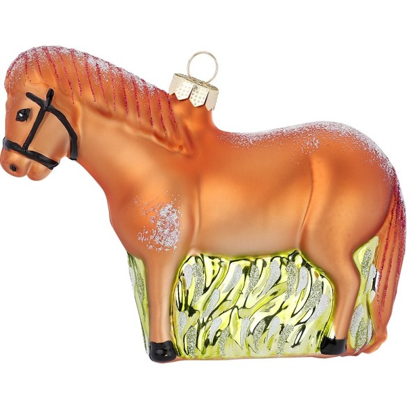 Christbaumschmuck Pony 11.5cm