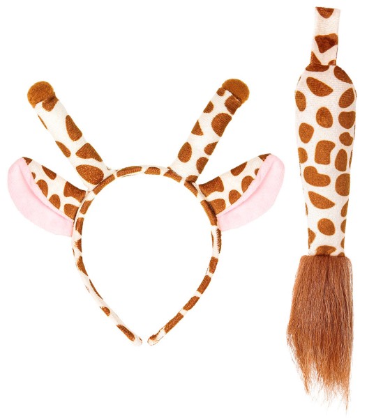 Set Giraffe Ohren und Schwanz
