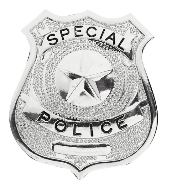 Polizeiabzeichen aus Metall