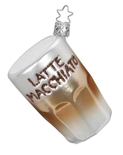 Christbaumschmuck Latte Macchiato 8.50cm