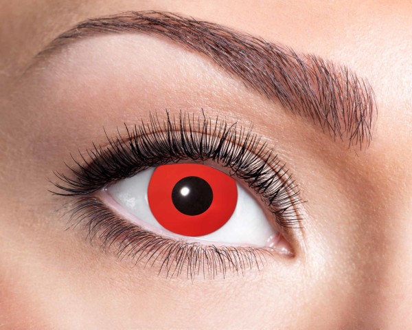 Kontaktlinse mit Sehstärke Red Devil