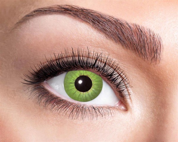 Kontaktlinse mit Sehstärke Electro green