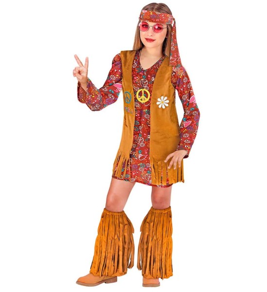 Hippie Kostüm Kinder 4-tlg