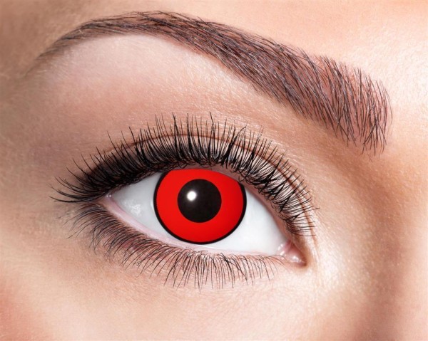 Kontaktlinse mit Sehstärke Red Manson