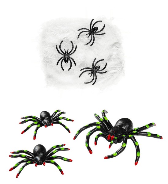 Spinnenweben Halloween Deko