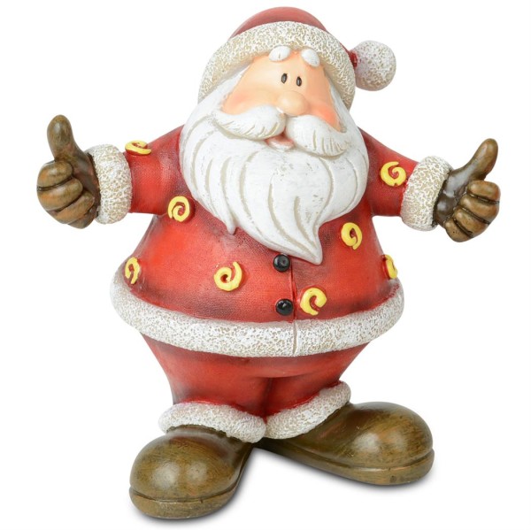Figur Santa stehend rot 11 cm Arme seitlich