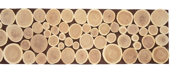 Tischläufer Holz natur 80x15cm