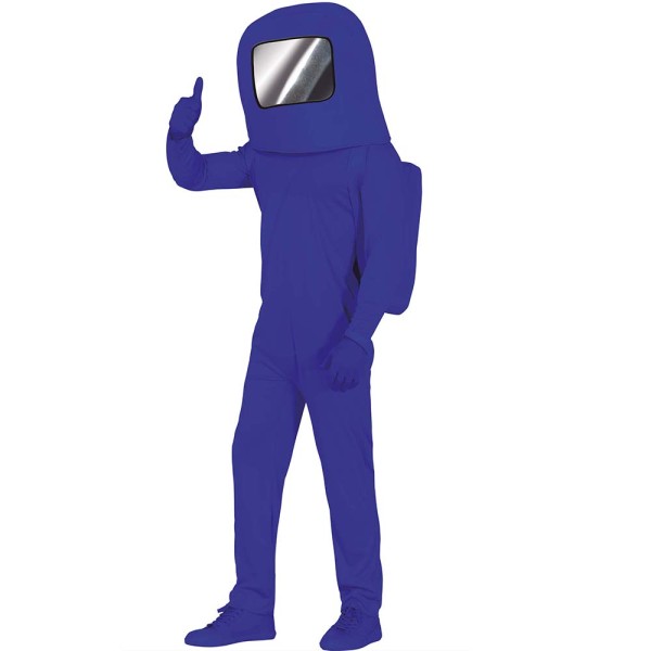 Kostüm blauer Astronaut