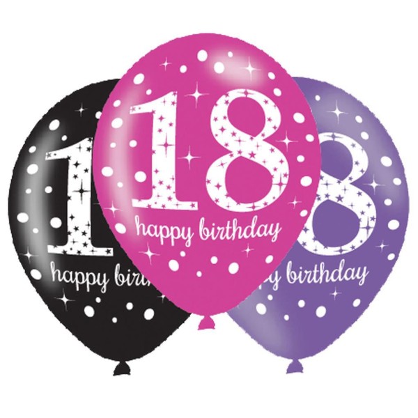 Schöne Luftballons als Geburtstagsdeko