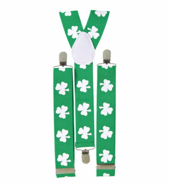 Hosenträger mit Klee St Patricks Day