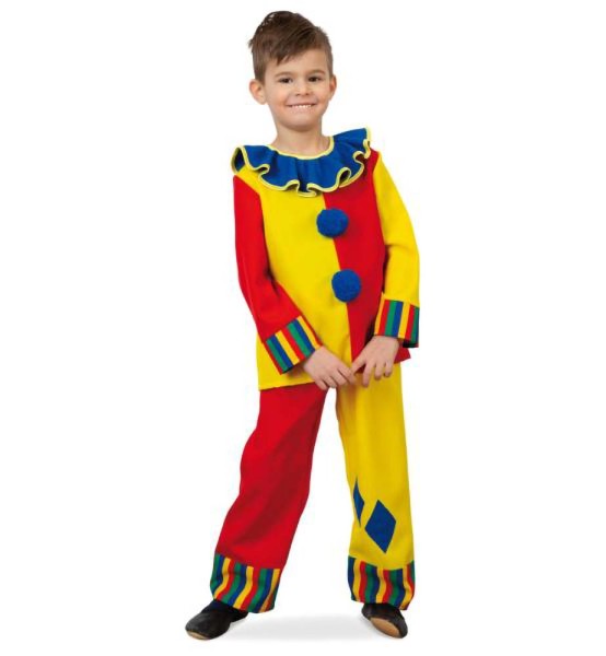 Buntes Kostüm als Clown