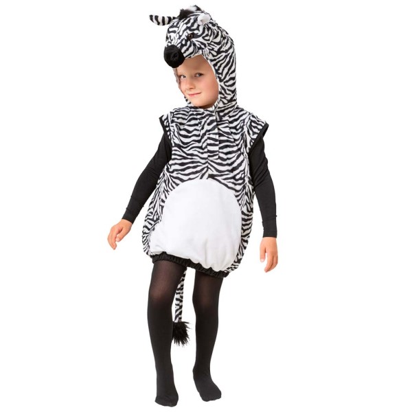 Kinderkostüm Weste Zebra
