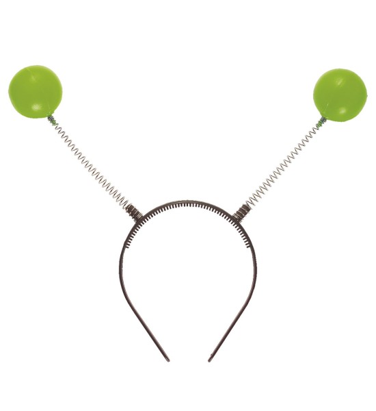 Haarreif mit grünen Antennen