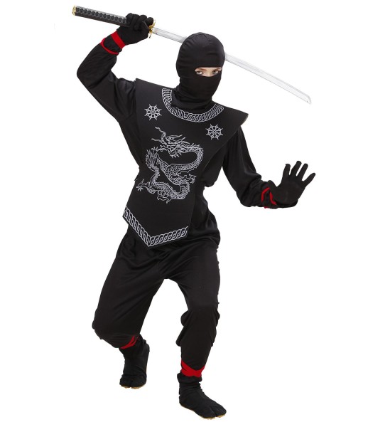 Schwarzer Ninja 4-tlg.