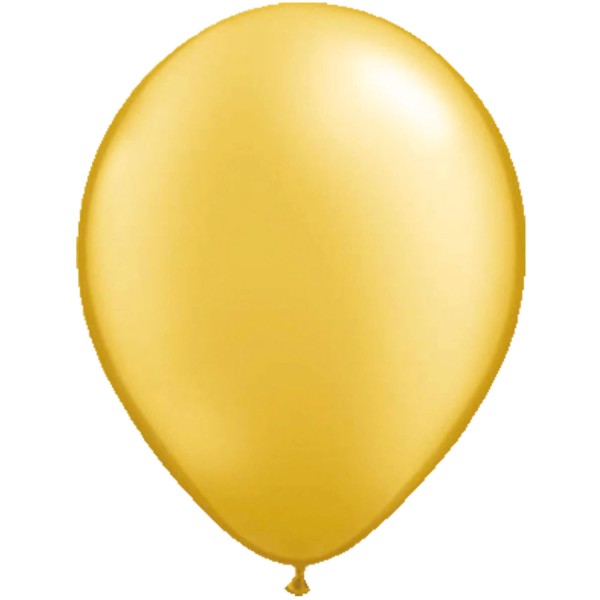 Luftballons gold mett./10 stk. 30 cm