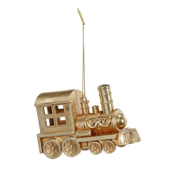 Kunststoff Weihnachtskugel Figur Lokomotive
