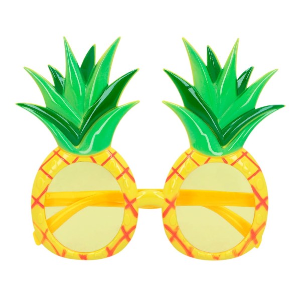 Gelbe Ananasbrille für Erwachsene