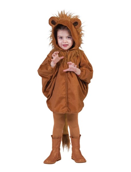 Poncho Löwe für Kinder