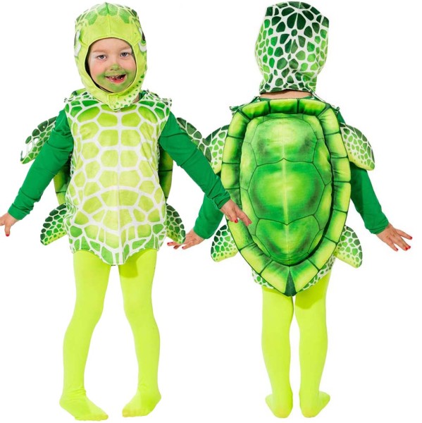 Süßes Kostüm als Schildkröte